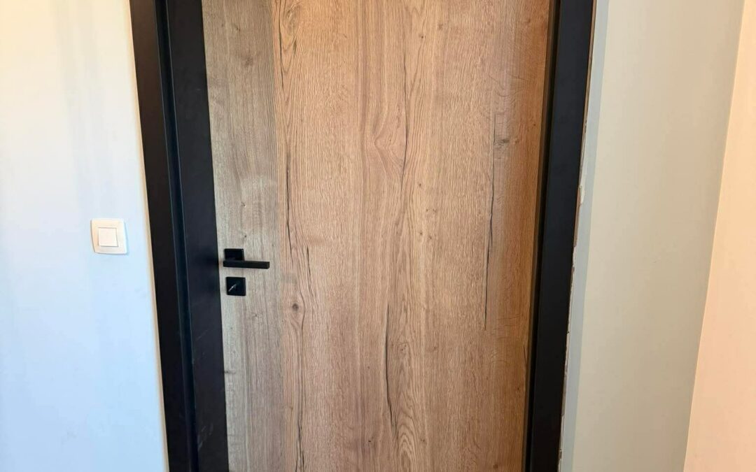 Portes intérieures bois et anthracite